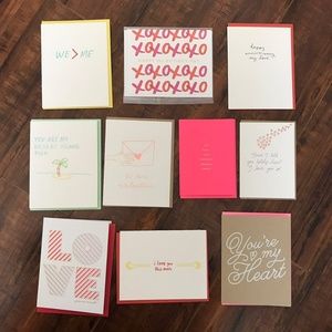 Love Greeting Cards Set of 10